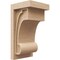 Ekena Millwork 7"W x 7"D x 14"H Wide Alma Rough Cedar Woodgrain TimberThane Corbel, Primed Tan CORUR07X07X14ALMRCPR - alternate 1